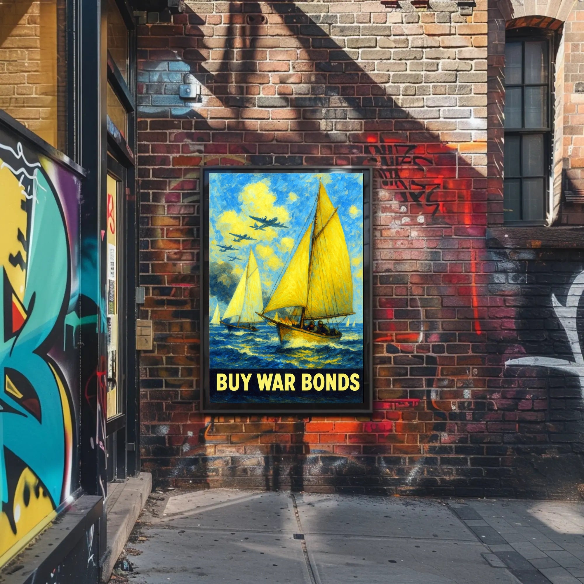 Buy War Bonds Poster PosterGoat