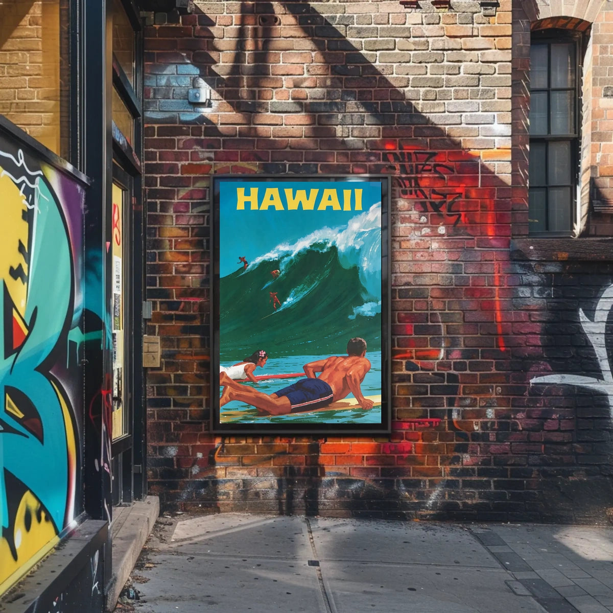 Hawaii Surf Adventure Poster