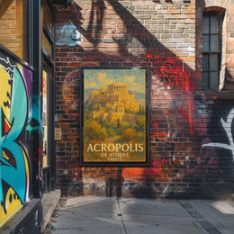 Acropolis of Athens Poster