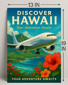 Discover Hawaii Wall Art Print Decor PosterGoat
