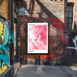 Good Vibes 2024: Serene Swirls Abstract or Artistic Poster PosterGoat
