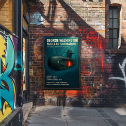 George Washington Nuclear Submarine Poster PosterGoat