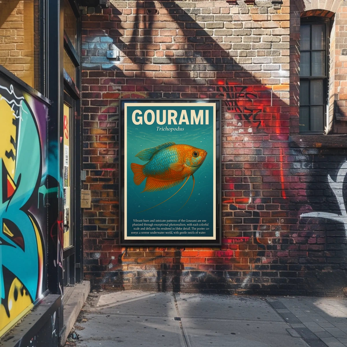 Gourami A Photorealistic Exploration Poster
