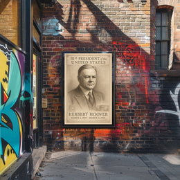 Herbert Hoover 31st President Poster PosterGoat