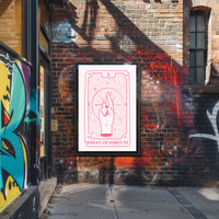 Wheel of Fortune Tarot Art Print - Abstract or Artistic Poster PosterGoat