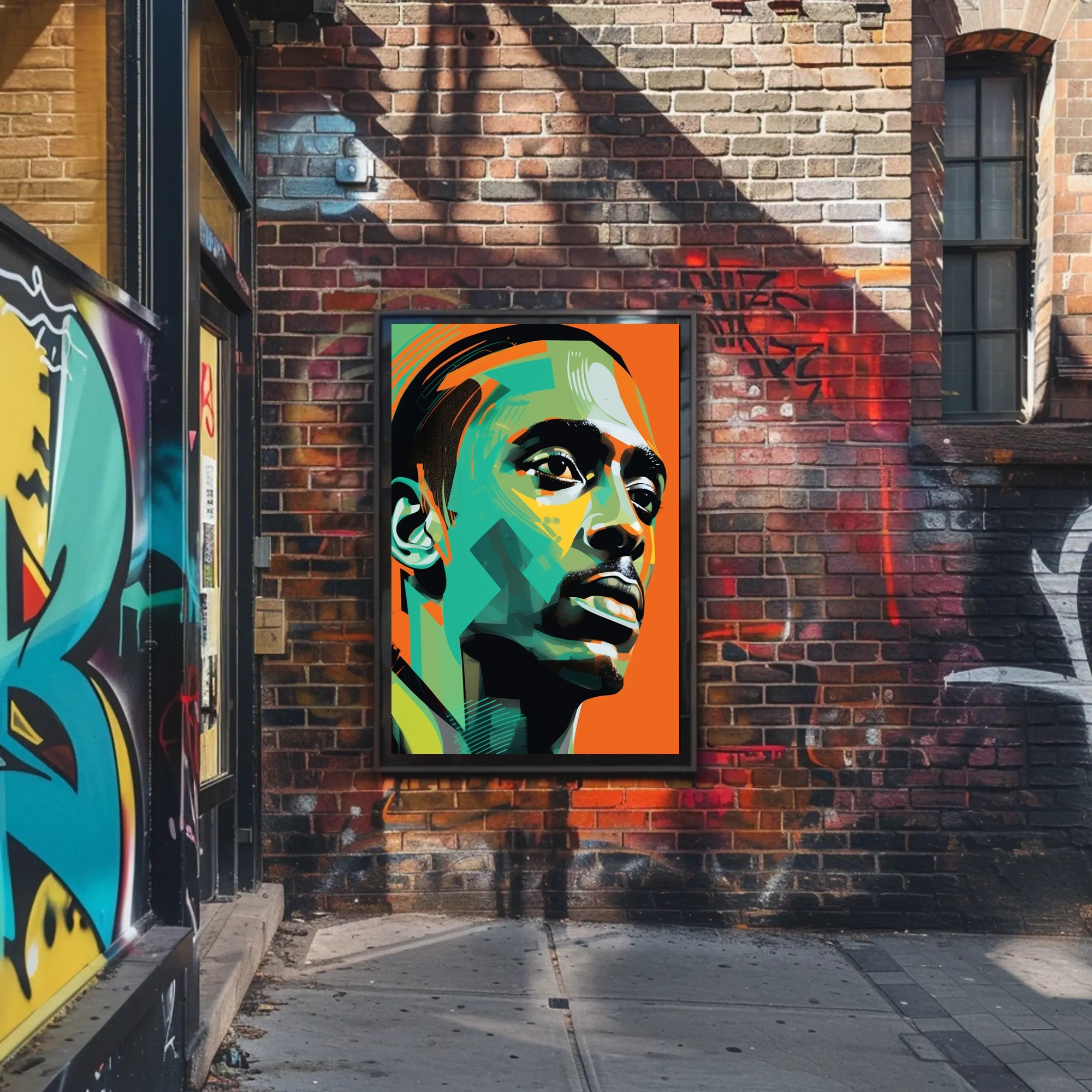 Vibrant Portrait Poster PosterGoat