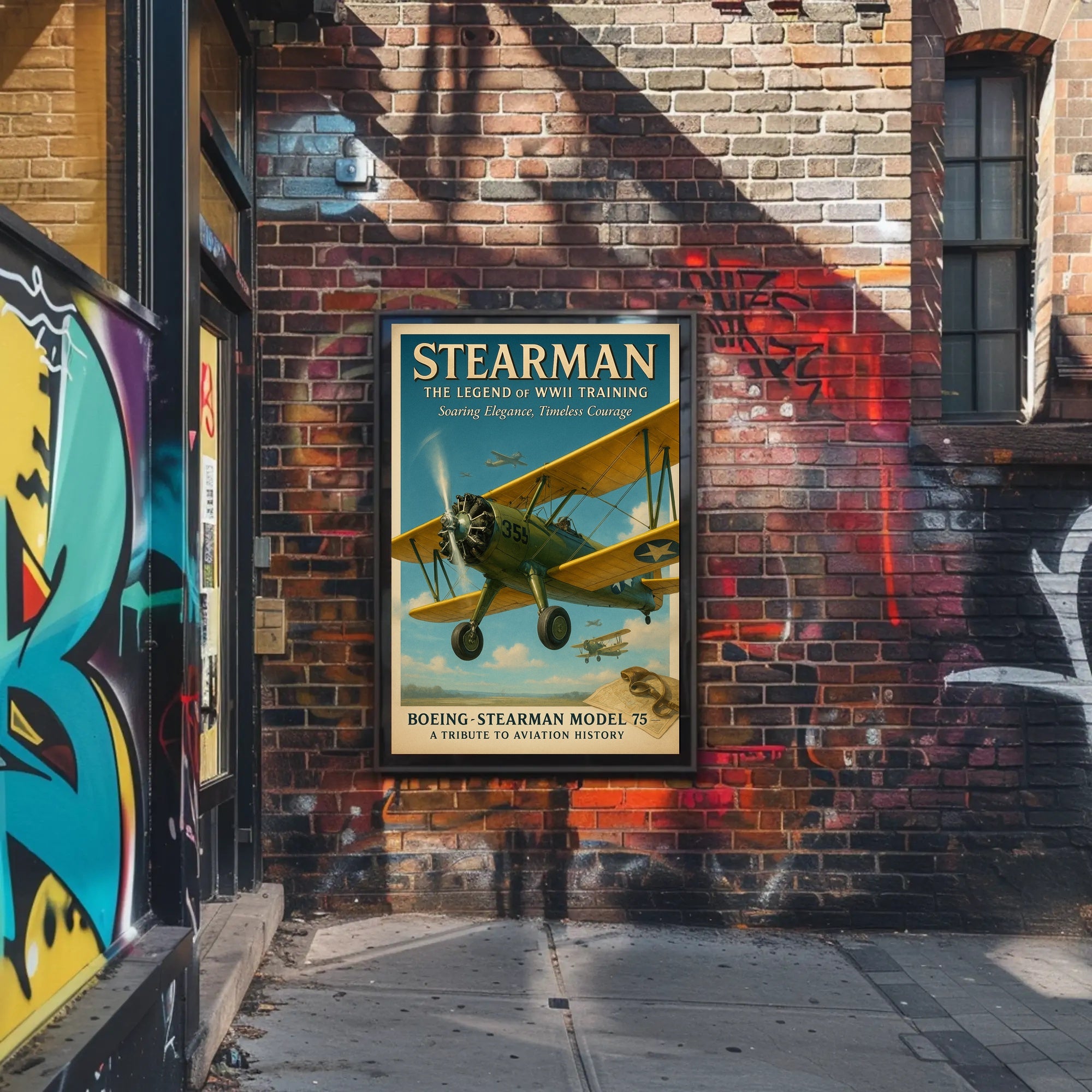 Stearman: The Legend of WWII Training Poster