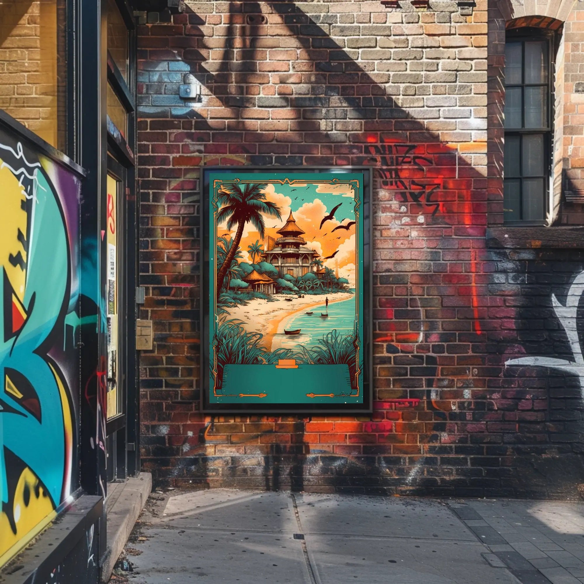 Tropical Paradise Retreat Poster