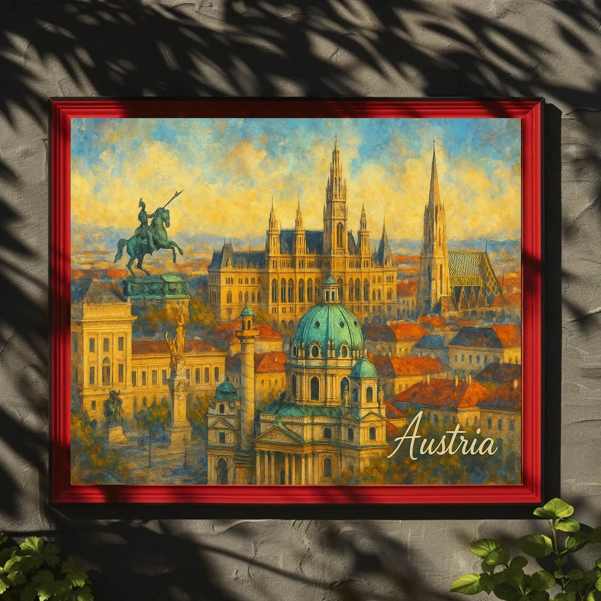 Viennas Architectural Splendor Poster