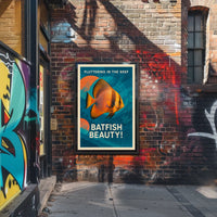 Fluttering In The Reef Poster
