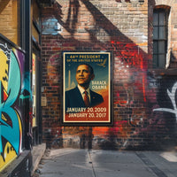 Barack Obama Inspirational Presidential Era Historical Poster