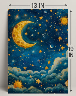 Celestial Dreams William Morris Art Poster