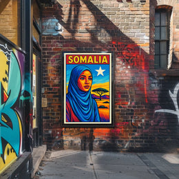 Somalia A Vibrant Tribute Poster