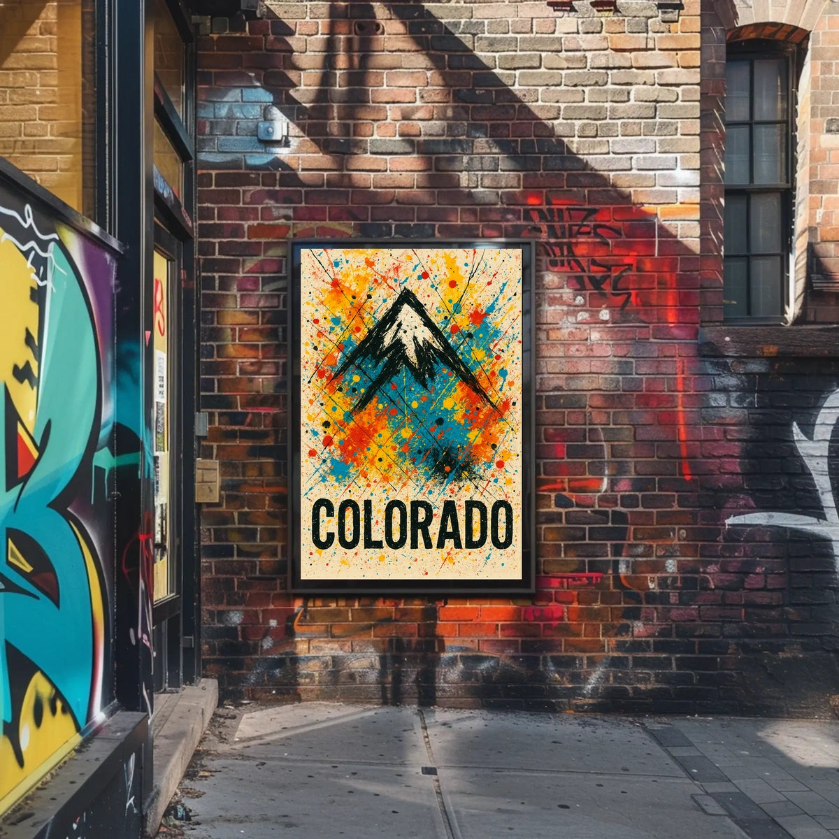 Colorado Mountain Art Poster