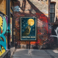 Christmas Moon Poster