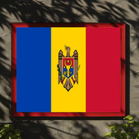 Moldova, Republic of Flag Poster