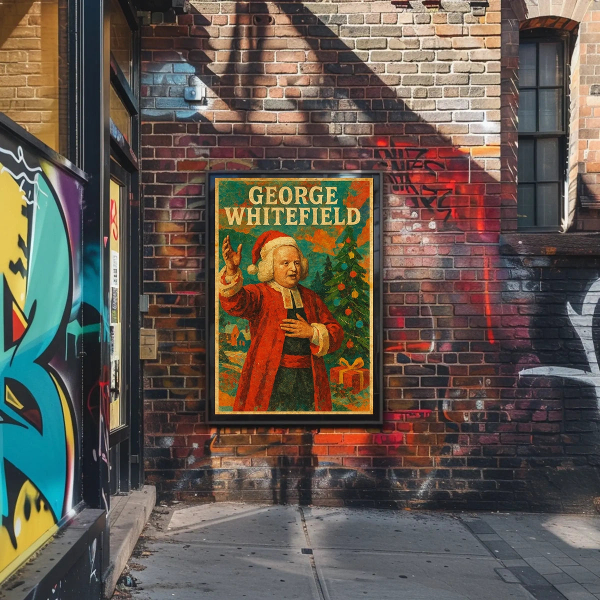 George Whitefield Festive Attire Historical or Presidential Poster