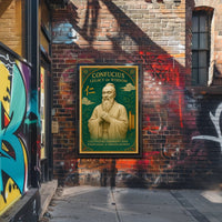 Confucius Legacy of Wisdom Wall Art Print PosterGoat