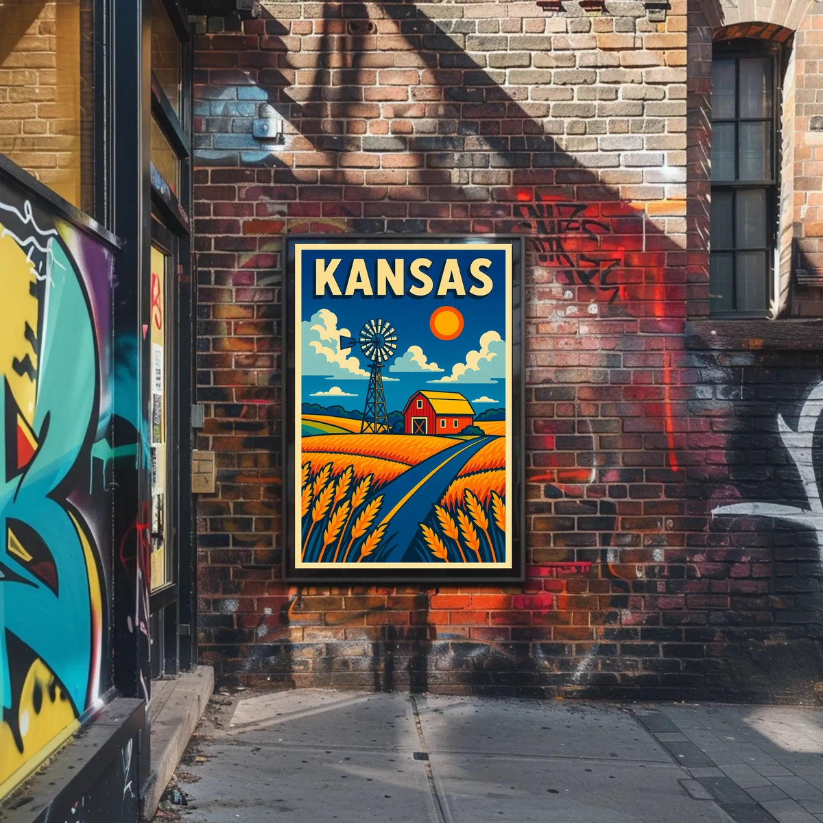 Kansas Countryside Poster
