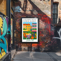 Columbia Road Flower Market Poster