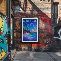 Seychelles Paradise Poster