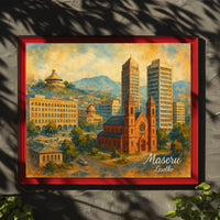 Maseru, Lesotho A Scenic Cityscape Poster