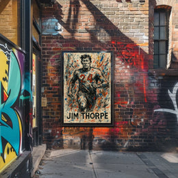 Jim Thorpe Athletic Legend Poster