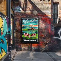 Scenic Wisconsin Travel Poster