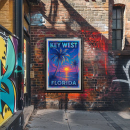 Key West Sunset Poster