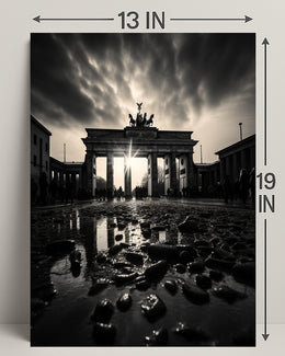 The Brandenburg Gate At Dusk Poster