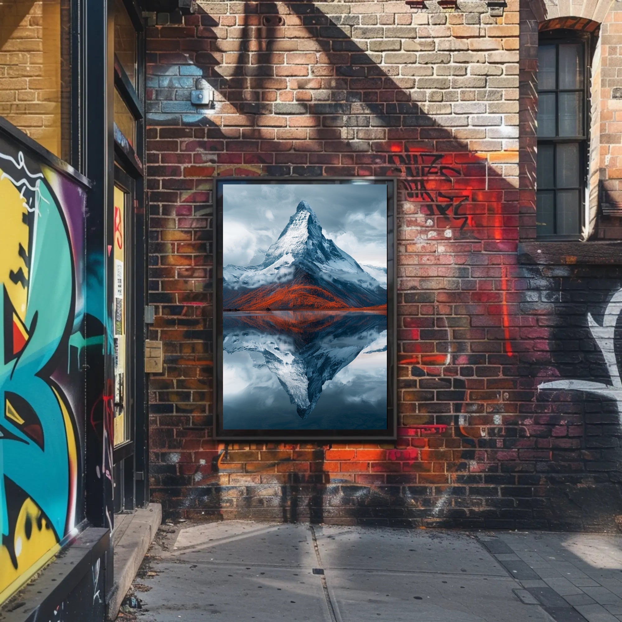 Alpine Majesty: Photorealistic National Park Poster PosterGoat