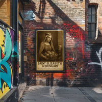 Saint Elizabeth Of Hungary Poster