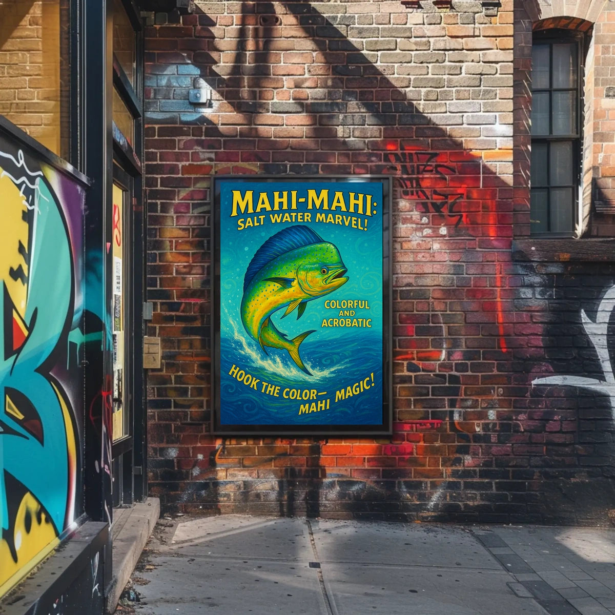 Mahi-Mahi Salt Water Marvel Poster