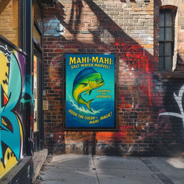 Mahi-Mahi Salt Water Marvel Poster