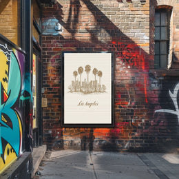Los Angeles Skyline Poster