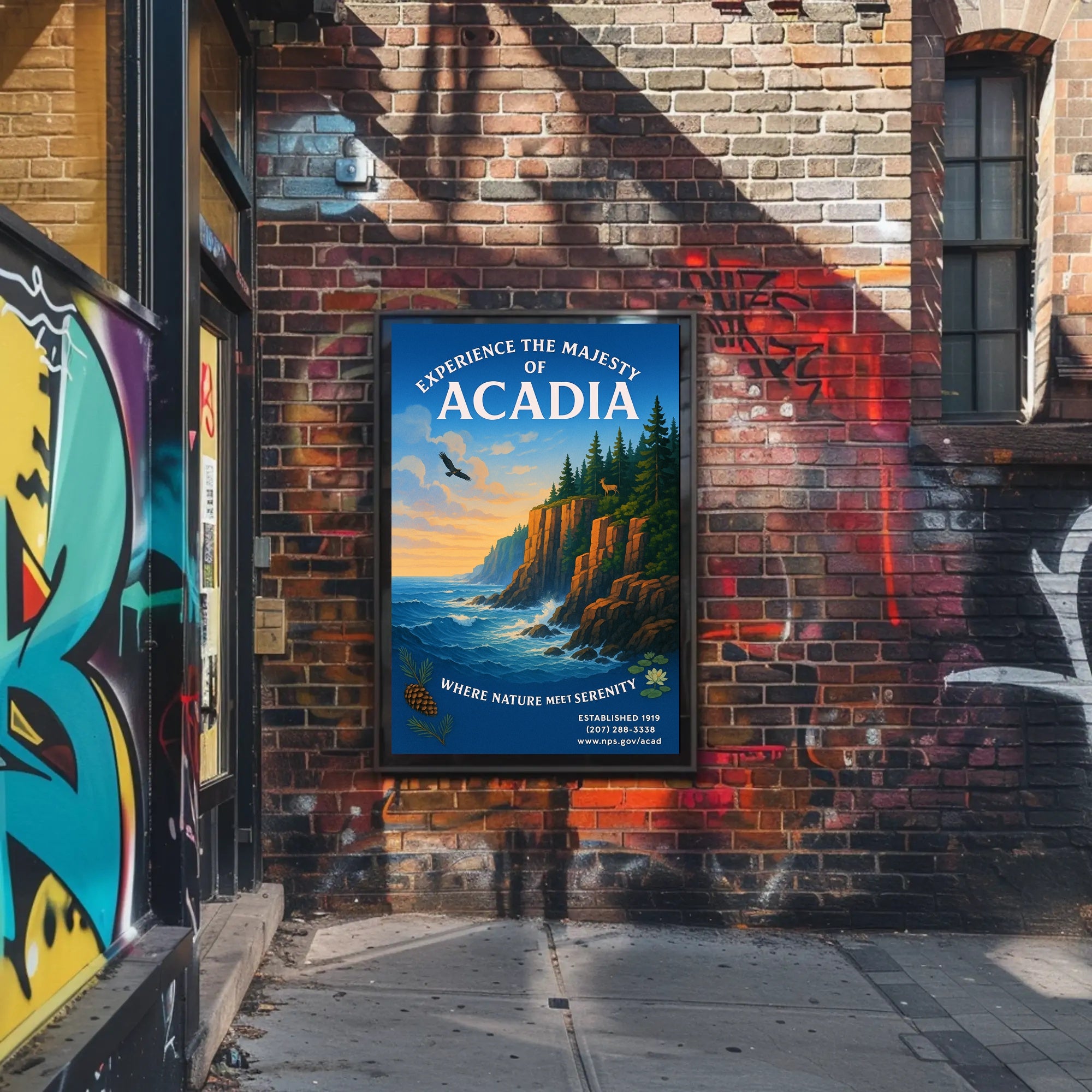 Experience the Majesty of Acadia Poster PosterGoat