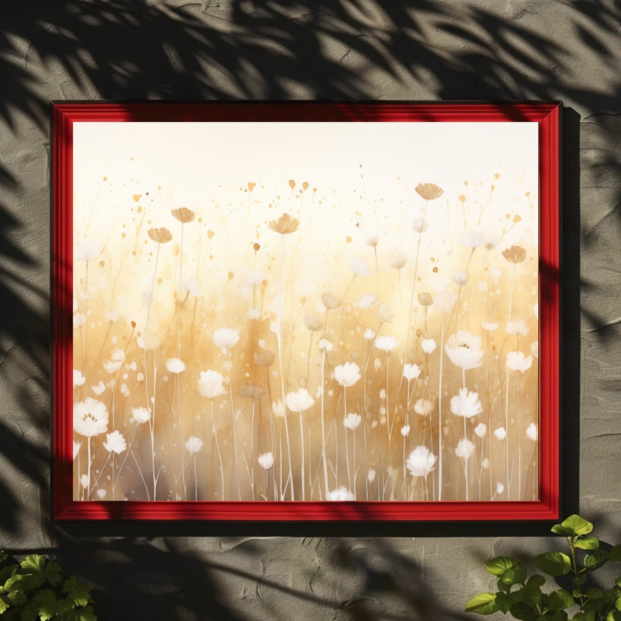 Abstract Floral Harmony Poster
