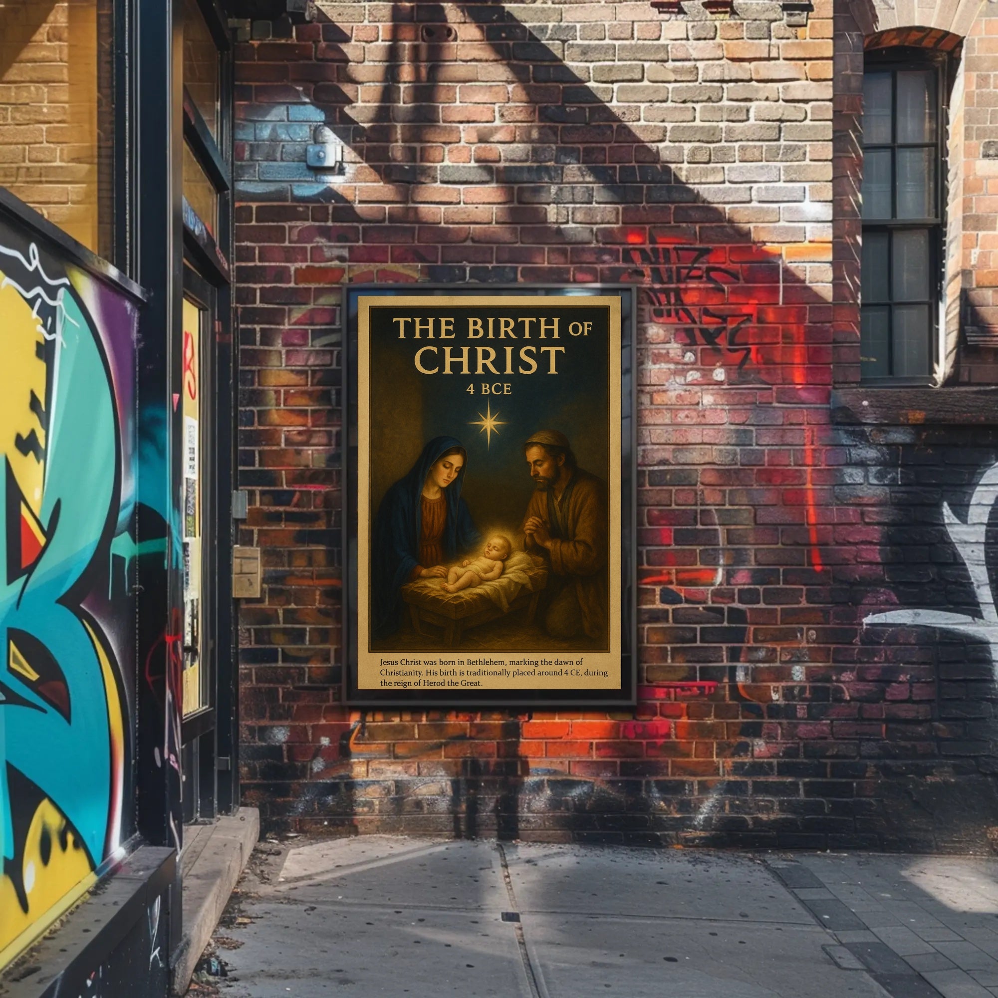 The Birth of Christ Poster PosterGoat