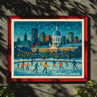 Winter in Montréal Poster