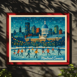 Winter in Montréal Poster