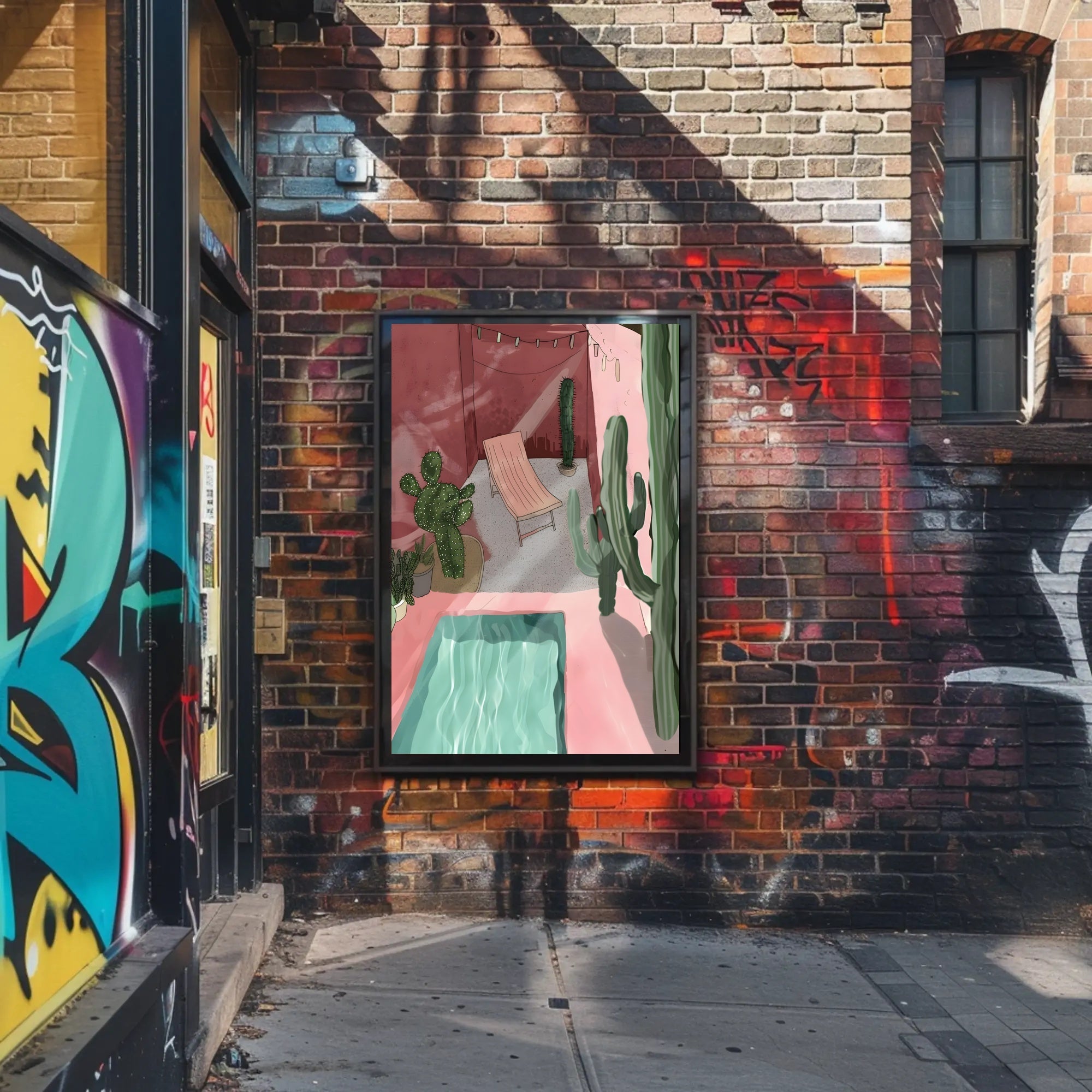 Desert Oasis Retreat Poster