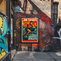 Jim Thorpe Legendary Athlete Poster
