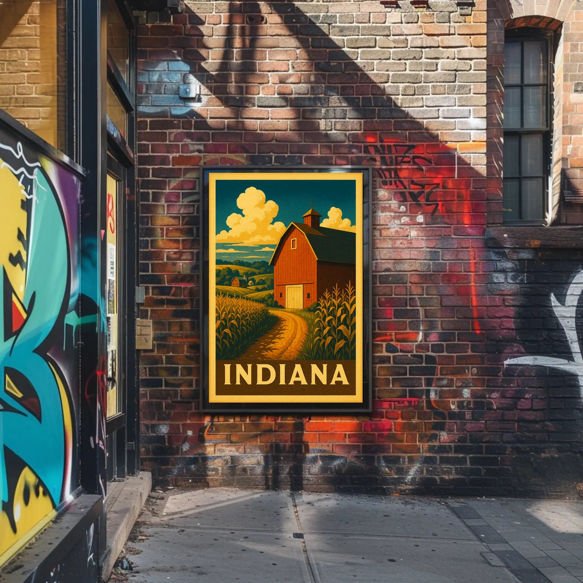 Indiana Countryside Poster