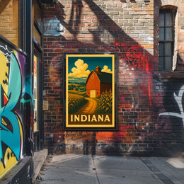 Indiana Countryside Poster