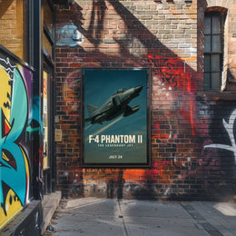 F-4 Phantom Ii The Legendary Jet Poster