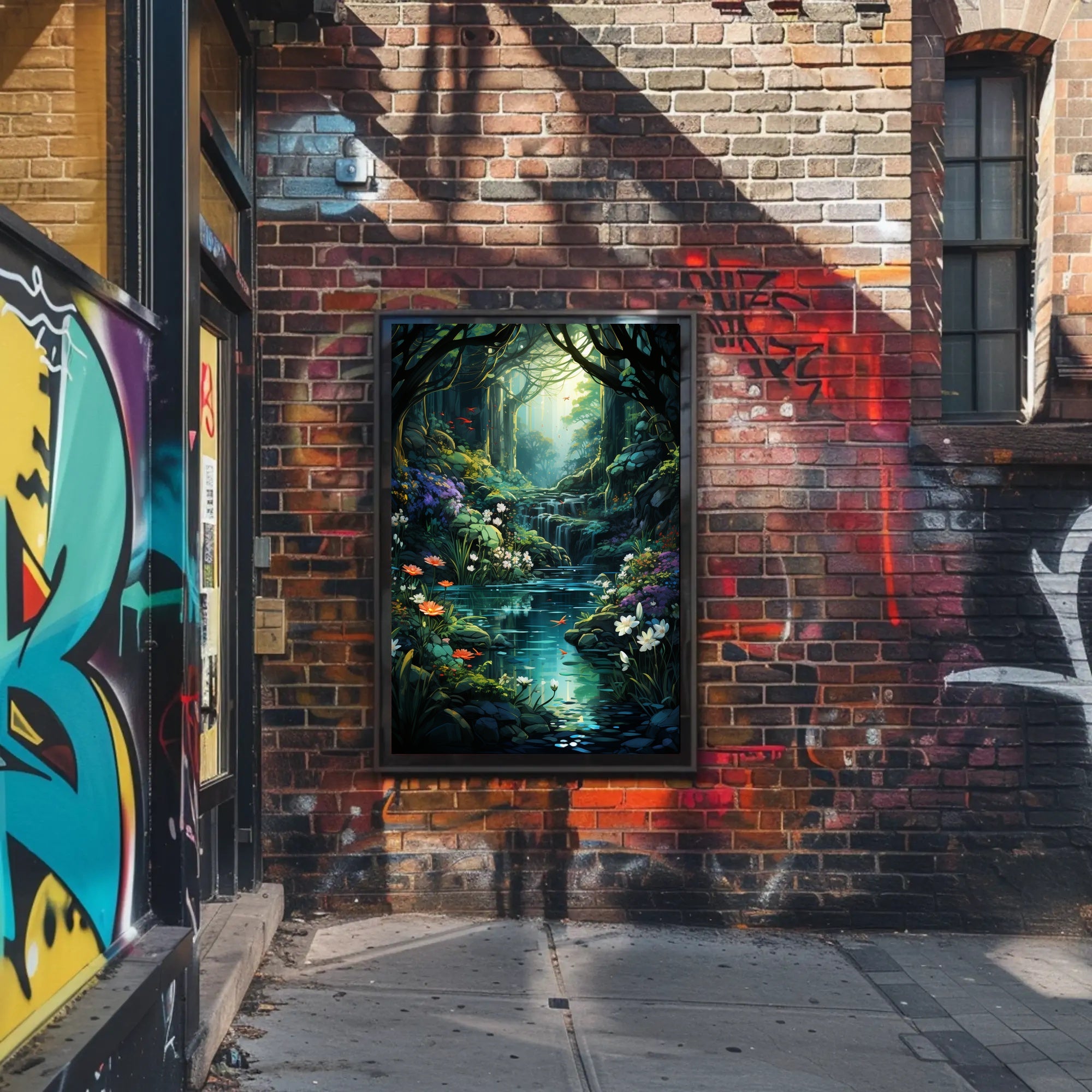 Enchanted Forest Oasis Poster