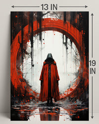 The Enigmatic Figure Poster