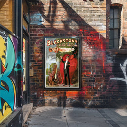 Blackstone Magic Show Vintage Cultural or Heritage Poster