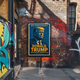 Donald Trump 47th President Poster