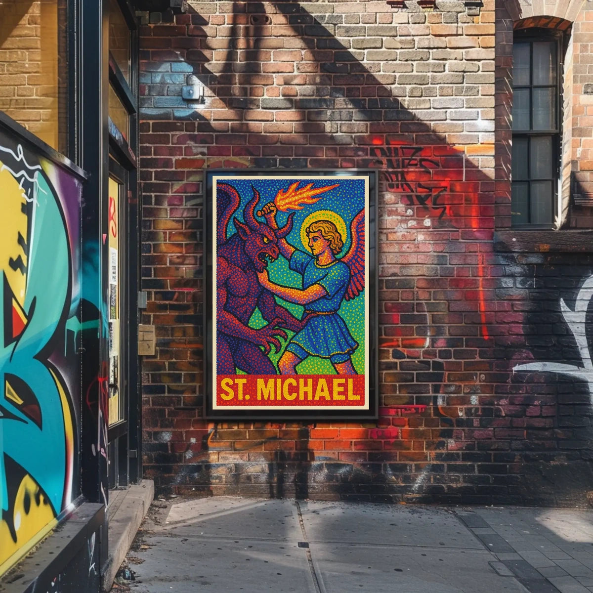 Saint Michael Divine Art Poster